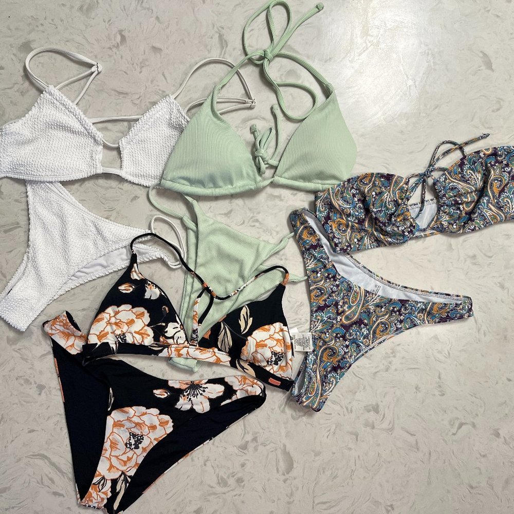 NWOT Shein and Roxy Bikini Bundle